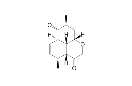 [3AS-3A-ALPHA,4-BETA,6A-BETA,8-BETA,9A-ALPHA,9B-ALPHA]-4,6A,8,9,9A,9B-HEXA-HYDRO-4,8-DIMETHYL-NAPHTHO-[1,8-BC]-PYRAN-3,7-(2H,3AH)-DIONE