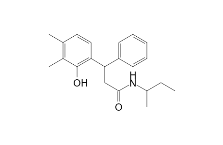 N-Sec-butyl-3-(2-hydroxy-3,4-dimethyl-phenyl)-3-phenyl-propionamide