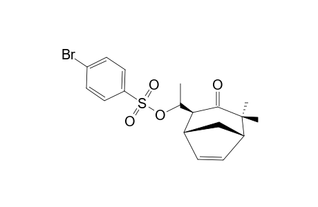 (1RS,4RS,5SR,1'RS)-4-[1'-(4-BROMOPHENYLSULFONYLOXY)-ETHYL]-2,2-DIMETHYLBICYCLO-[3.2.1]-OCT-6-EN-3-ONE