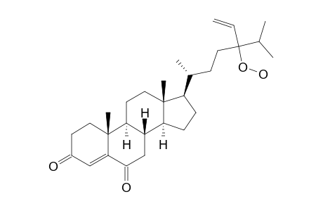 24-XI-HYDROPEROXY-24-ETHYLCHOLESTA-4,24(28)-DIEN-3,6-DIONE