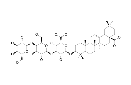 3-O-BETA-[GALACTOPYRANOSYL-(1->4)-GALACTOPYRANOSYL-(1->3)-GLUCURONOPYRANOSYL]-OLEANOLIC-ACID