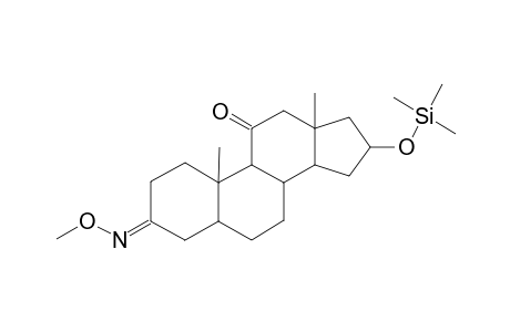 5.ALPHA.-ANDROSTAN-16.ALPHA.-OL-3,11-DIONE(3-O-METHYLOXIME-16.ALPHA.-TRIMETHYLSILYL ETHER)