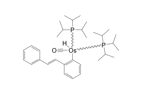 OSH[C6H4-2-(E-CH=CHPH)](CO)(P-ISO-PR3)2