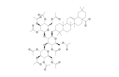 3-O-[2',3'-DI-O-(2,3,4,6-TETRA-O-ACETYL-BETA-D-GLUCOPYRANOSYL)-4,6-DI-O-ACETYL-BETA-D-GLUCOPYRANOSYL]-OLEANOLIC_ACID