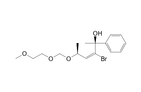 (2S,3E,5S)-3-bromo-5-[(2-methoxyethoxy)methoxy]-2-phenyl-3-hexen-2-ol