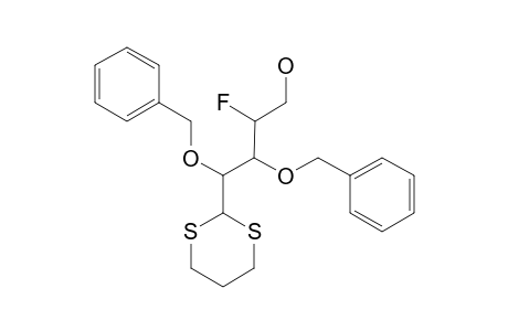 2,3-DI-O-BENZYL-4-DEOXY-4-FLUORO-L-RIBOSE_PROPANE_1,3-DIYL_DITHIOACETAL