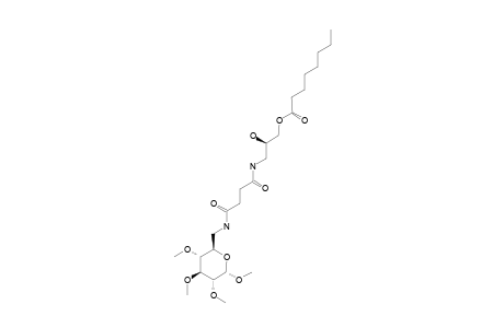 6-[(R)-3-CAPROYL-2-HYDROXYPROPYL-SUCCINAMIDO]-6-DEOXY-1,2,3,4-TETRA-O-METHYL-ALPHA-D-GLUCOPYRANOSIDE