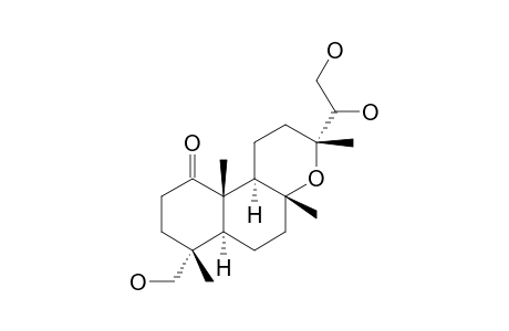 1-OXO-14,15,18-TRIHYDROXYMANOYL_OXIDE