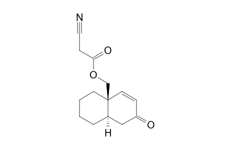 (4AS*,8AR*)-4A-(2-CYANOACETOXY)-METHYL-4A,5,6,7,8,8A-HEXAHYDRONAPHTHALEN-2(1H)-ONE