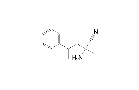 2-Amino-2-methyl-4-phenylpentanenitrile