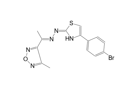 (2E)-4-(4-bromophenyl)-1,3-thiazol-2(3H)-one [(E)-1-(4-methyl-1,2,5-oxadiazol-3-yl)ethylidene]hydrazone