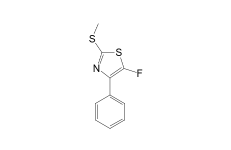 5-FLUORO-2-METHYLTHIO-4-PHENYLTHIAZOLE