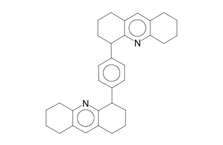 Benzene, 1,4-bis(octahydroacridin-1-yl)-