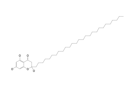 2-EPSILON,5,7-TRIHYDROXY-2-HEPTACOSANYL-2,3-DIHYDROBENZOPYRAN-4-ONE