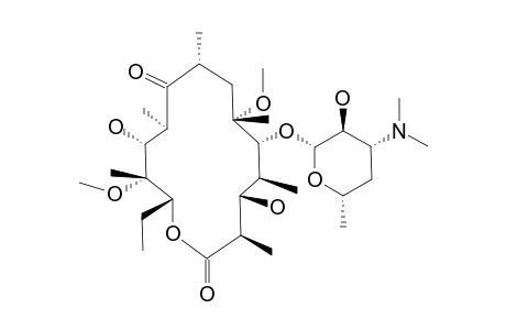 5-O-DESOSAMINYL-6,12-DI-O-METHYL-ERYTHRONOLIDE-A