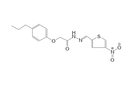 acetic acid, (4-propylphenoxy)-, 2-[(E)-(4-nitro-2-thienyl)methylidene]hydrazide