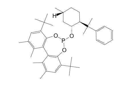 (R)-3,3'-DI-TERT.-BUTYL-5,5',6,6'-TETRAMETHYL-1,1'-BIPHENYL-2,2'-DIYL-[(-)-8-PHENYLMENTHYL]-PHOSPHITE