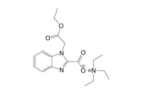 1-[(ETHOXYCARBONYL)-METHYL]-1H-BENZIMIDAZOLE-2-CARBOXYLIC-ACID-TRIETHYLAMMONIUM-SALT