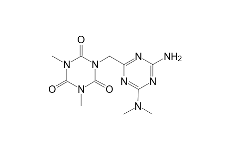 1,3,5-Triazine-2,4,6(1H,3H,5H)-trione, 1-[[4-amino-6-(dimethylamino)-1,3,5-triazin-2-yl]methyl]-3,5-dimethyl-