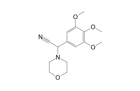 1-(3,4,5-Trimethoxyphenyl)-1-morpholinoacetonitrile