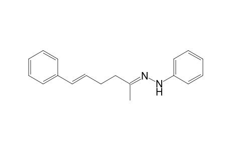 N-[(E)-[(E)-1-methyl-5-phenyl-pent-4-enylidene]amino]aniline