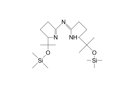 5-(2-<Methyl-trimethylsilyloxy-ethyl>-3,4-dihydro-2H-pyrrol-5-yl)-imino-2-<methyl-trimethylsilyloxy-ethyl>-pyrrolidine