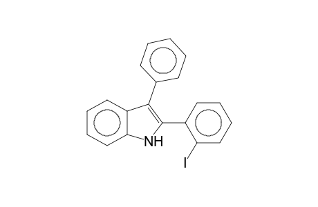 1H-Indole, 2-(2'-iodophenyl)-3-phenyl-