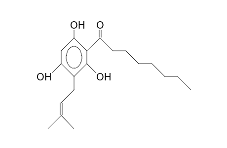 1-(2,4,6-TRIHYDROXY-3-(3-METHYL-2-BUTENYL)-PHENYL)-1-OCTANON