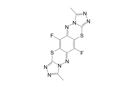 6,13-Difluoro-3,10-dimethylbis[1,2,4]triazolo[3,4-b:3',4'-b']benzo[1,2-c:4,5-e']bis[1,3,4]thiadiazine