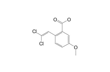 2-(BETA,BETA-DICHLOROETHENYL)-5-METHOXYBENZOIC-ACID