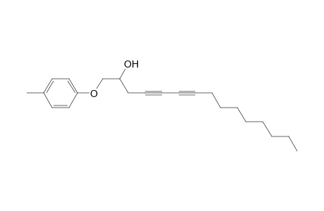 1-(4-Methylphenoxy)-2-pentadeca-4,6-diynol