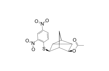 exo-3-(2,4-Dinitro-phenylthio)-exo-tricyclo-[2.2.1.0(2,6)]-heptane-5-ol-acetate