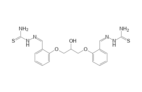 [(Z)-{[2-(3-{2-[(Z)-[(carbamothioylamino)imino]methyl]phenoxy}-2-hydroxypropoxy)phenyl]methylidene}amino]thiourea