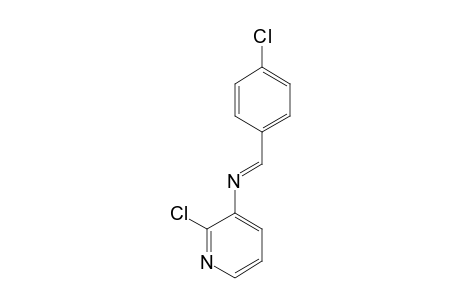 (4-CHLOROBENZYLIDENE)-(2-CHLOROPYRIDI-3-YL)-AMINE