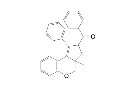 (3a-Methyl-1-phenyl-2,3,3a,4-tetrahydrocyclopenta[c]chromen-2-yl)(phenyl)methanone