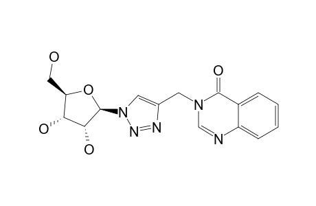 3-[[1-(BETA-D-RIBOFURANOS-1-YL)-1,2,3-TRIAZOL-4-YL]-METHYL]-QUINAZOLIN-4-ONE