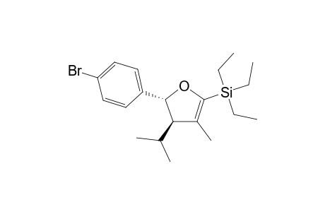 (-)-(4R,5R)-TRIETHYL-[4-ISOPROPYL-3-METHYL-5-(4-BROMOPHENYL)-4,5-DIHYDRO-FURAN-2-YL]-SILANE