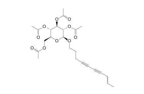 8E-DECAENE-4,6-DIYN-1-O-BETA-D-2',3',4',6'-TETRA-O-ACETYL-GLUCOPYRANOSIDE