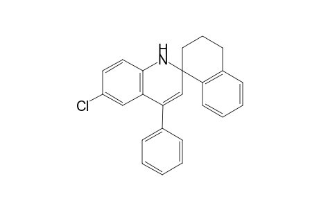 6-Chloranyl-4-phenyl-spiro[1H-quinoline-2,4'-2,3-dihydro-1H-naphthalene]