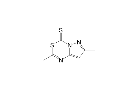 2,7-DIMETHYLPYRAZOLO-[1,5-C]-[1,3,5]-THIADIAZINE-4-THIONE