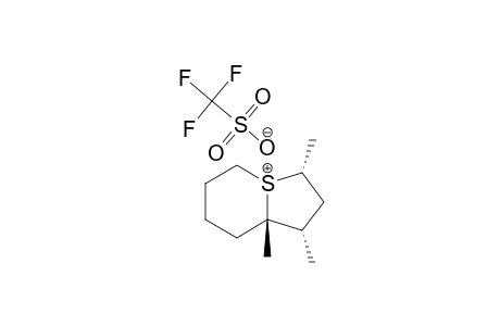 ENDO,ENDO-CIS-6,7,9-TRIMETHYL-1-THIONIABICYCLO-[4.3.0]-NONANE-TRIFLUOROMETHANESULFONATE