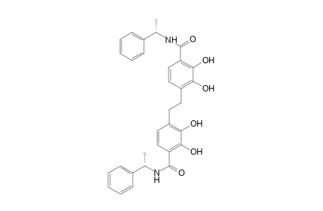 1,2-bis{4'-[.alpha.-Methylbenzyl)aminocarbonyl]-2',3'-dihydroxyphenyl]-ethane