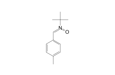 N-[(4-METHYLPHENYL)-METHYLENE]-2-METHYL-2-PROPANAMINE-N-OXIDE