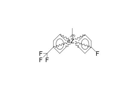 1-(4-Fluoro-phenyl)-1-(4-trifluoromethyl-phenyl)-1-ethyl cation