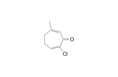 2,6-Cycloheptadien-1-one, 2-chloro-6-methyl-