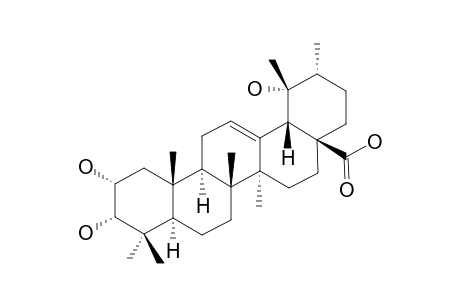 2.alpha.,3.alpha.,19.alpha.-Trihydroxy-urs-12-en-28-oic-acid