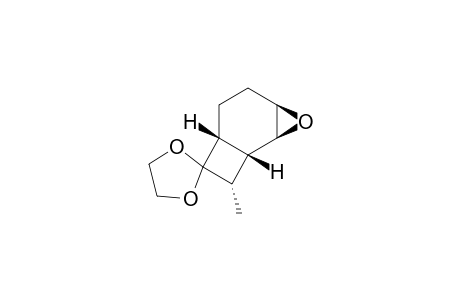 (1S*,2R*,4R*,7S*)-SPIRO-[3-OXA-9-ENDO-METHYLBICYClO-[5.2.0.0(2,4)]-NONANE-8,2'-(1',3'-DIOXOLANE)]