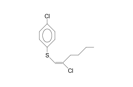 (E)-1-(4-CHLOROBENZENESULFENYL)-2-CHLORO-1-HEXENE