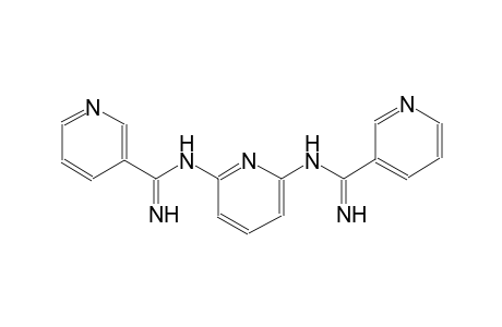 N-(6-{[imino(3-pyridinyl)methyl]amino}-2-pyridinyl)-3-pyridinecarboximidamide