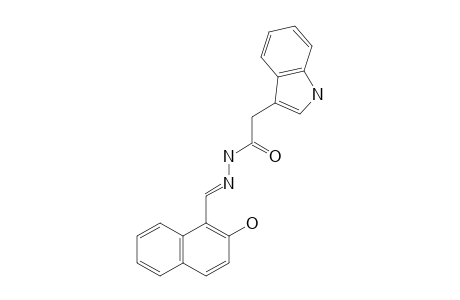 (E)-HL;N'-[(2-HYDROXYHAPHTHALEN-1-YL)-METHYLENE]-2-(1H-INDOL-3-YL)-ACETOHYDRAZIDE